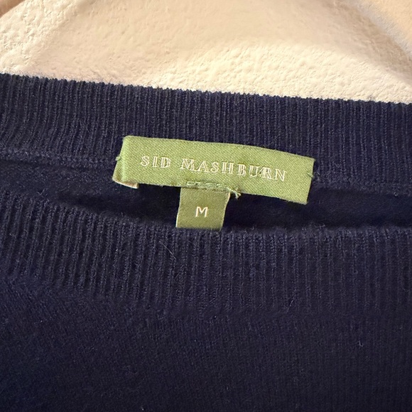 Sid Mashburn Dark Blue Crewneck Sweater - Picture 2 of 7